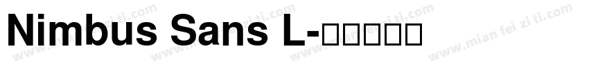 Nimbus Sans L字体转换